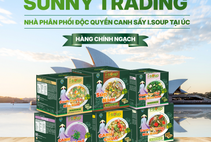 CANH ĂN LIỀN I.SOUP CÓ MẶT TẠI ÚC