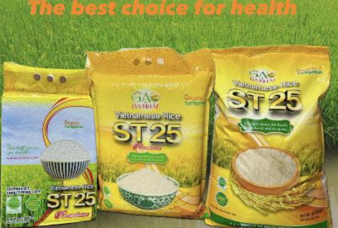 GẠO ST25 THEO TIÊU CHUẨN VIETGAP KHÔNG DƯ LƯỢNG THUỐC TRỪ SÂU