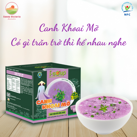 Purple Yam Soup (Canh Khoai Mỡ)