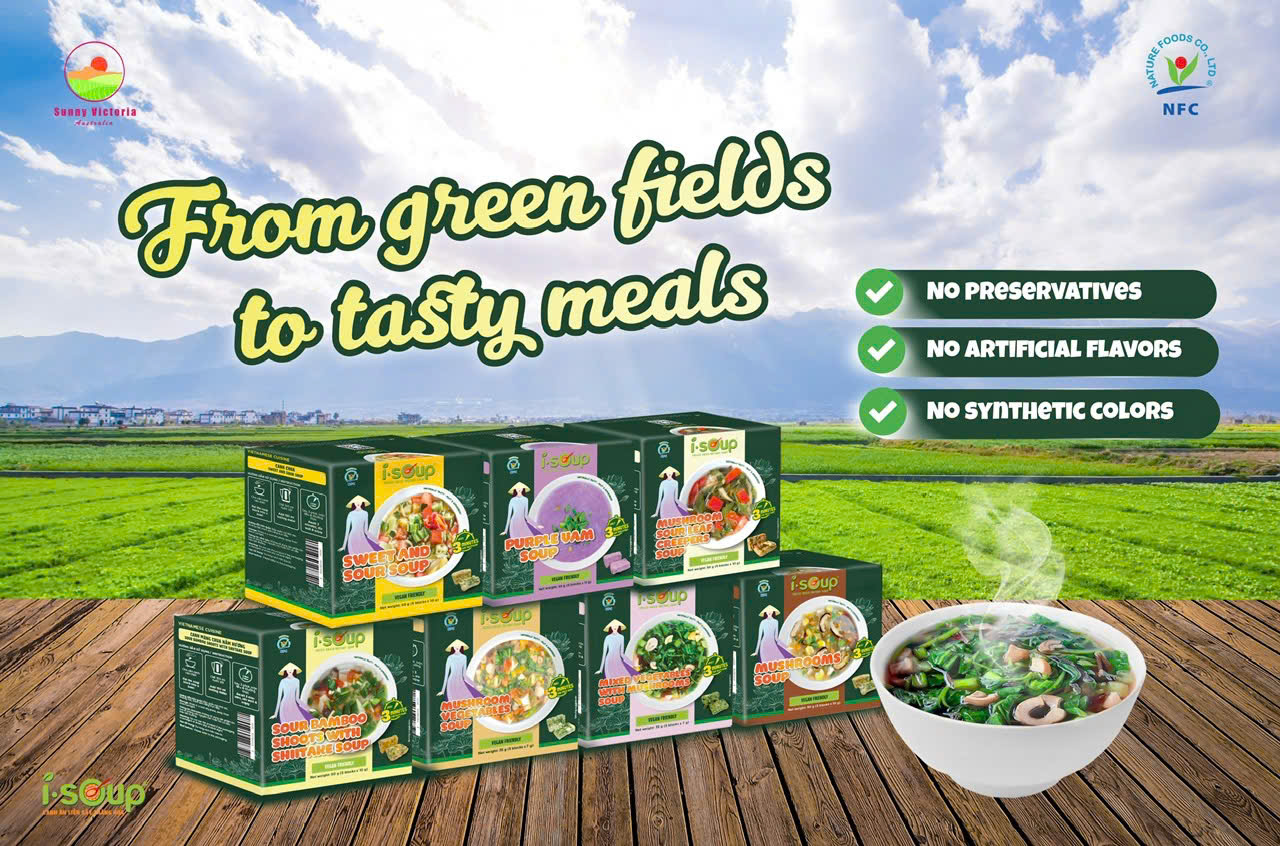 ISOUP - FREEZE DRIED INSTANT SOUP