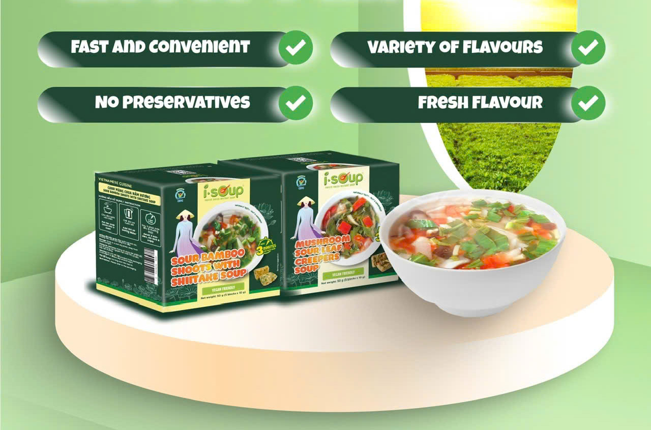 ISOUP - FREEZE DRIED INSTANT SOUP