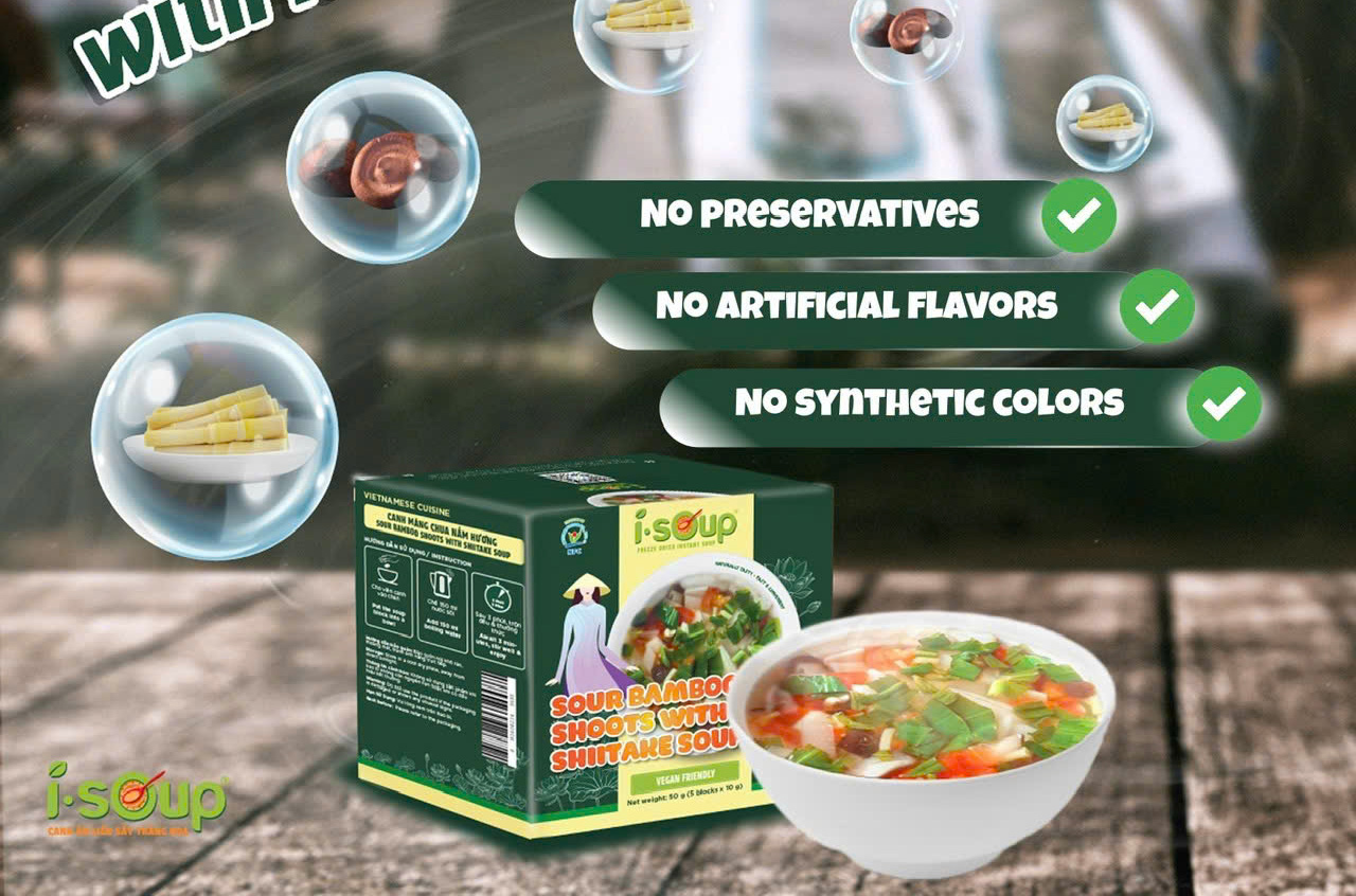 ISOUP - FREEZE DRIED INSTANT SOUP